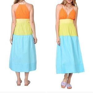 Adelyn Rae Colorblock Maxi Dress - Size M